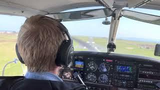 Landing into Alderney