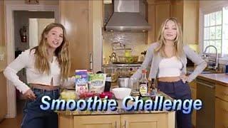 Smoothie challenge with my sister Maddie Ziegler
