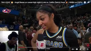 ANGEL REESE TURNED UP dMillionaire REACTION to Chicago Sky vs Indiana Fever WNBA HIGHLIGHTS