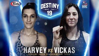 Corban Harvey Vs Allegra Vickas - Destiny Muay Thai 19