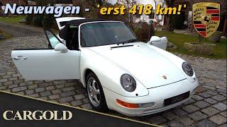 Porsche 993 Carrera Cabrio 1995 erst original 418 km  Neuwertig