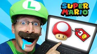 Luigi in Real Life - Online Grocery Super Mario Bros Level