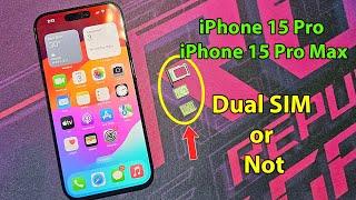 How to use dual sim on iphone 15 pro max