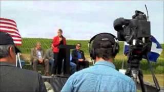 Gimble of CWCB Speaks at pipeline ground breaking