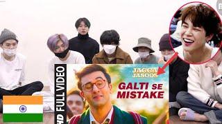 BTS reaction to bollywood song_Galti Se Mistake Video Song bts reaction to Indian songs_ India 2020