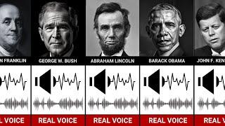 Real Voice of All US Presidents 1885 - 2024