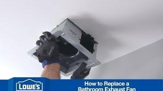 How To Install a Bath Exhaust Fan