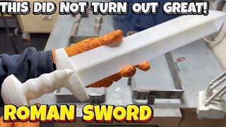 Turning 3D Print PLA into Aluminium Bronze - Roman Sword ️ - Molten Metal - Lets Cook FAIL?