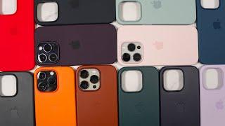 Every iPhone 14 Silicone & Leather Cases on All iPhone 14 Pro Colors