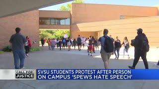 SVSU students march to demand accountability from administration