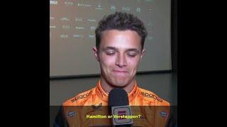 Lando Norris chooses Verstappen over Hamilton - Interview