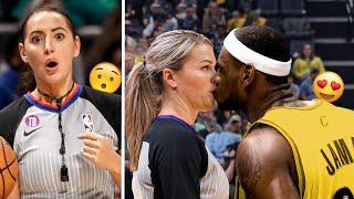 Rare NBA Moments With Female Referees 