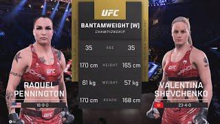  EPIC Showdown in 4K UFC5 Pennington vs Shevchenko MMA Fight of the Year 