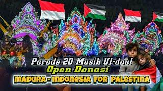 Parade 20 MUSIK Ul DAUL MADURA penggalangan dana untuk Palestina  MADURA INDONESIA Cinta PALESTINA