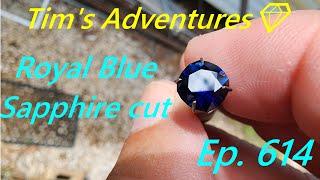 Tims AdventuresRoyal blue sapphire cut ️ Ep. 614