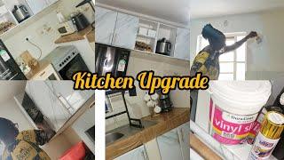 KITCHEN UPDATEPAINTINGCONTACT PAPERCLEANING #diy