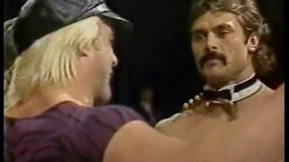 Rick Rude feuds with Austin Idol 1984 Classic Memphis Wrestling