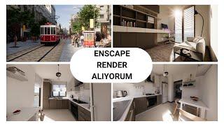 ENSCAPE Render Alıyorum Ayar yapmadan güzel sonuç verdi  #enscape