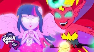 Equestria Girls  The Elements of Harmony Defeat Sunset Shimmer  MLP EG Movie