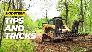 How to operate a Skidsteer and grapple for beginners