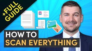  How to Scan & Organize Everything Easily Paperwork Receipts Photos Cards & More