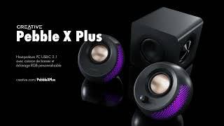 Creative Pebble X Plus - 2.1 Haut-parleurs dordinateur USB-C avec caisson de basses