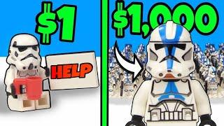 $1 vs. $1000 LEGO Star Wars Army...