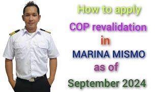 How to apply COP revalidation   as of September 2024 marino vlog seamans vlog