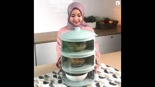 Tudung Saji Rak Makanan Susun Technoplast