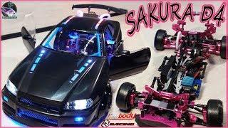 Sakura D4 -&- Killerbody -  RC Modified  Skyline Time Space  D4 Tuning Drift Chassis