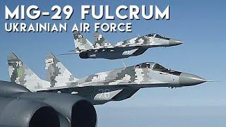 Ukrainian MiG-29 Fulcrums Fly with U.S. B-52s