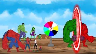 Evolution of Hulk vs Evolution of Spider-Man What is an Energy Transformation? - FUNNY