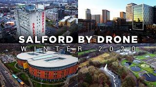 Salford By Drone - Greater Manchester UK HD