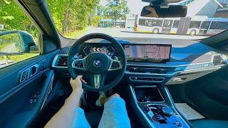 New BMW X6 2023 Facelift Test Drive POV
