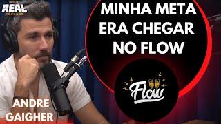 ANDRE GAIGHER CONTA COMO ENTROU PARA O FLOW  Cortes do Real