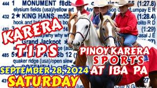 KARERA TIPS SATURDAY - SEPTEMBER 28 2024  Karera Gabay Giya Tips At Analysis  Racing @Mmtci