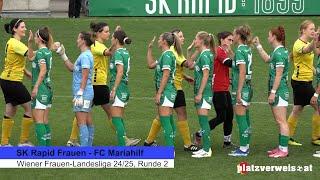 Highlights SK Rapid Frauen - FC Mariahilf Wiener Frauen-Landesliga 2425