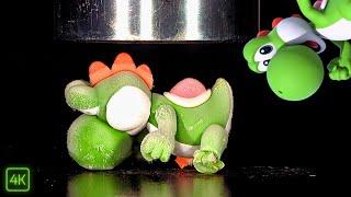 Yoshi FROZEN then CRUSHED By Hydraulic Press  @SMG4