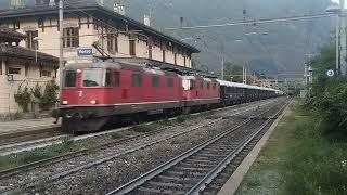 Treno VSOE Orient Express in transito nella stazione di Varzo sulla linea del Sempione 71023