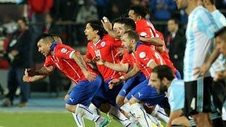 Chile 0 4 vs 0 1 Argentina  Penales  Final Copa América 2015