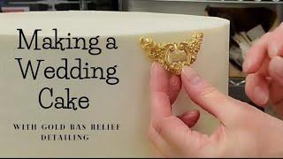 Cake Decorating Tutorial   Bas Relief  Wedding Cake  2021 Wedding Cake Ideas