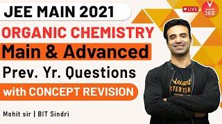 JEE 2021 - Organic Chemistry  JEE Mains & Advanced Previous Year Questions with CONCEPT Revision 