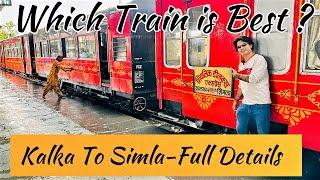 Kalka to Shimla toy train review  Which Toy train is best to travel?  Train to train all details