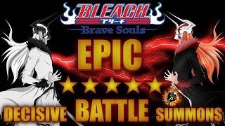 Bleach Brave souls Epic 5 Star Pull  DECISIVE BATTLE SUMMONS  Best Pull EVER