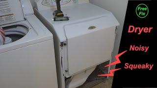 How to Diagnose & Fix a Squeaking  Squealing  Noisy Dryer