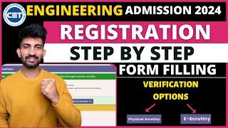Engineering Registration Form Filling Process 2024  MHT-CET Engineering Admission Process 2024