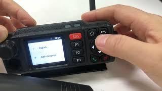 TD-M6 poc mobile radio with real ptt