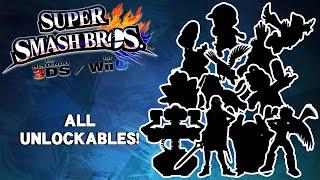 All Unlockables in Super Smash Bros. for 3DS and Wii U