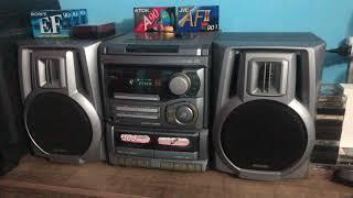 Equipo de música Marca Aiwa modelo NSX-S202 año 1995 prueba de sonido 2