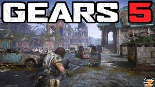 GEARS 5 Multiplayer Gameplay - New GRIDLOCK Map Multiplayer Gameplay